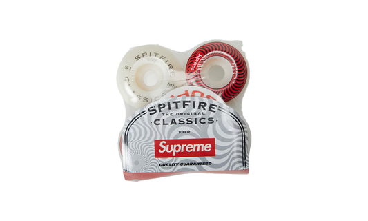 Supreme x Spitfire Classic Wheels (Set of 4) Red