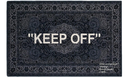 Virgil Abloh x IKEA "KEEP OFF" Rug