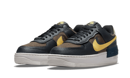 Air Force 1 Shadow Black Brown Yellow