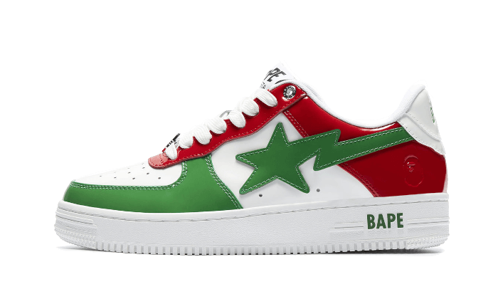 Bape Sta Low Green Red