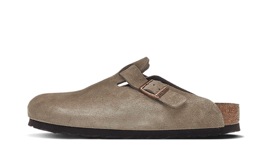 Boston Soft Footbed Suede Taupe