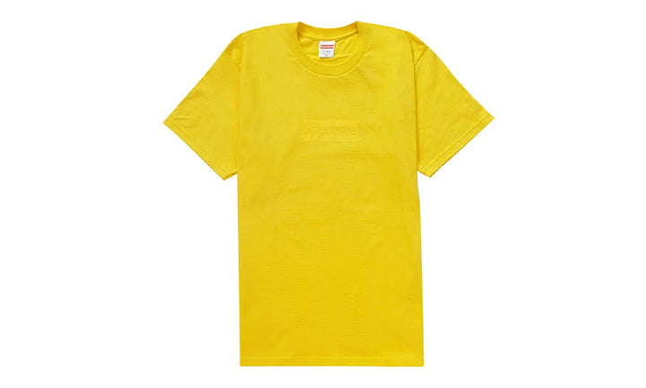 Supreme Tonal Box Logo Tee Yellow