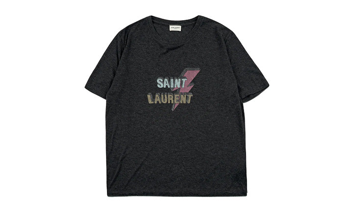 Saint Laurent Bolt Tee Grey