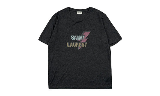 Saint Laurent Bolt Tee Grey